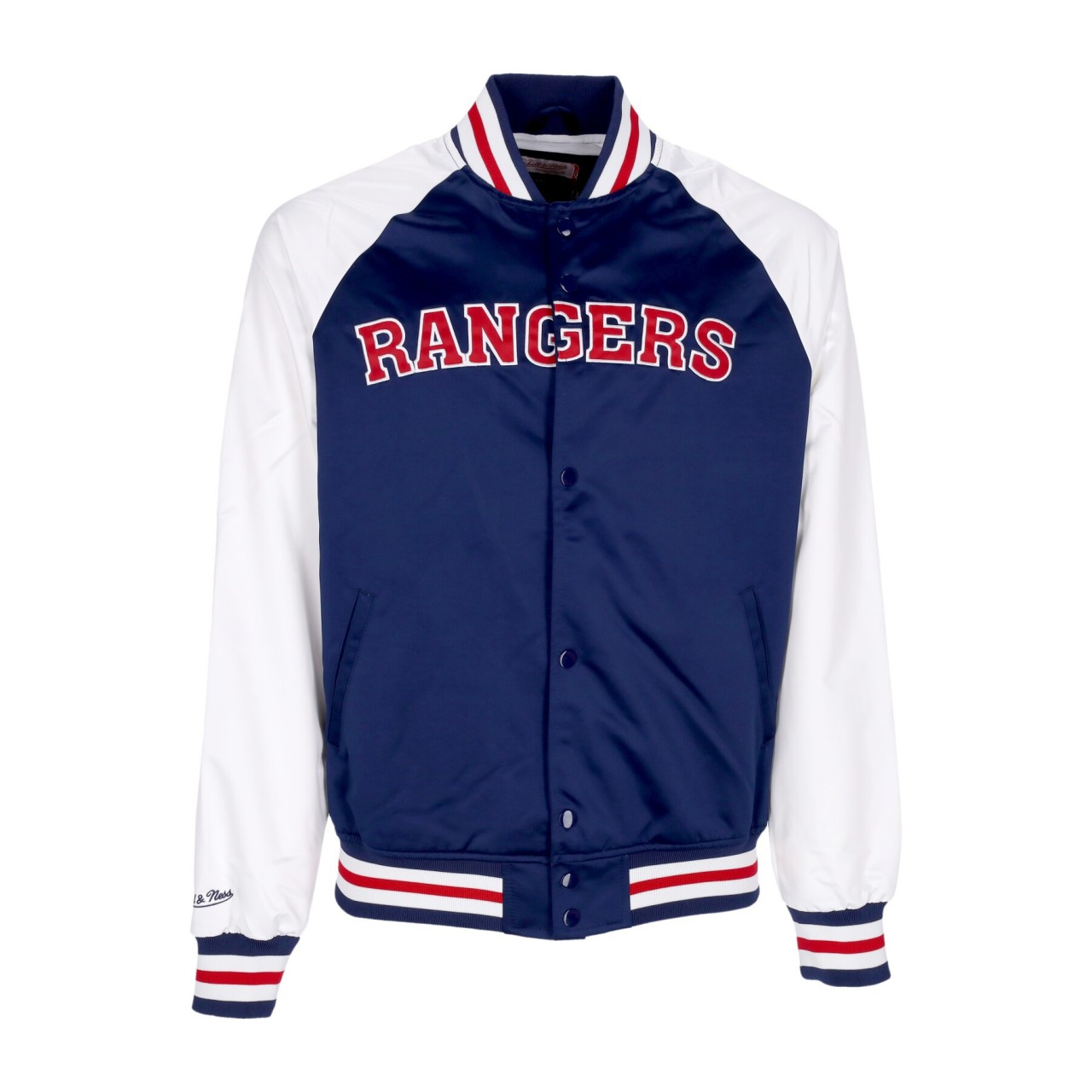 MITCHELL & NESS NHL PRIMETIME LW SATIN JACKET NEYRAN OJBF4992-NYAYYPPPNAVY