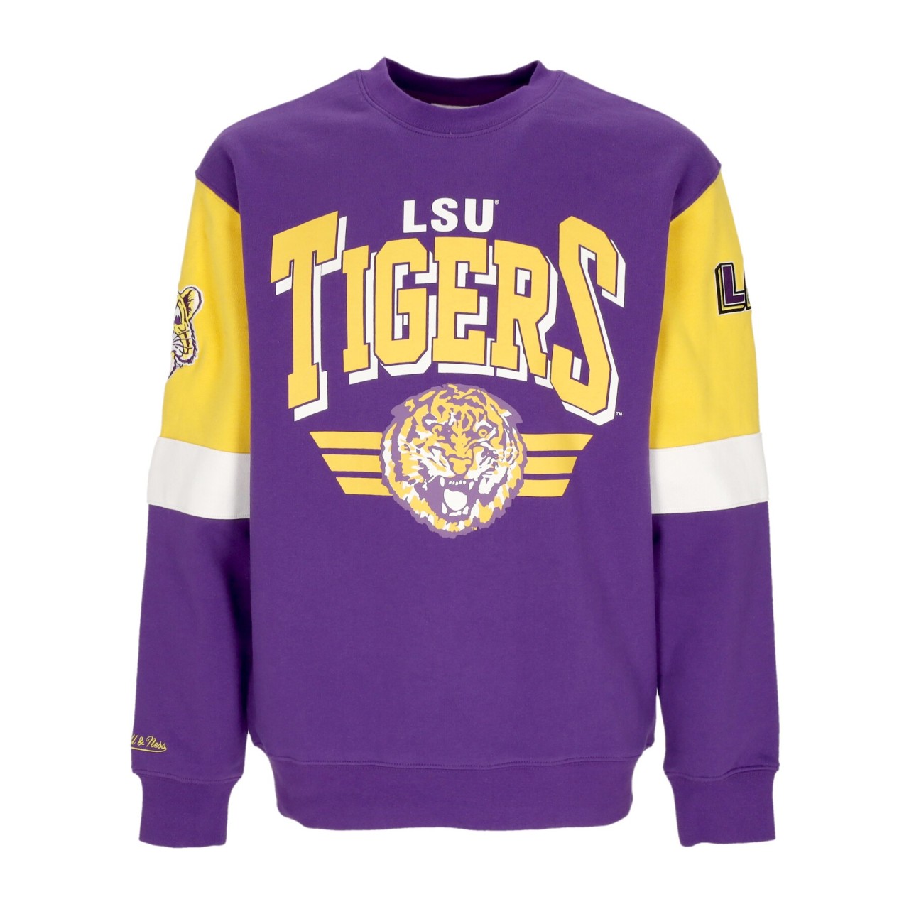 MITCHELL & NESS NCAA ALL OVER CREW 3.0 LOUTIG FCPO5512-LSUYYPPPPURP