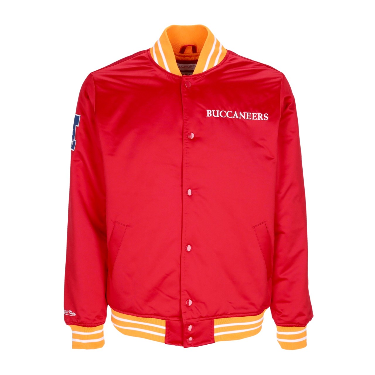 MITCHELL & NESS NFL HEAVYWEIGHT SATIN JACKET TAMBUC OJBF3413-TBBYYPPPSCAR