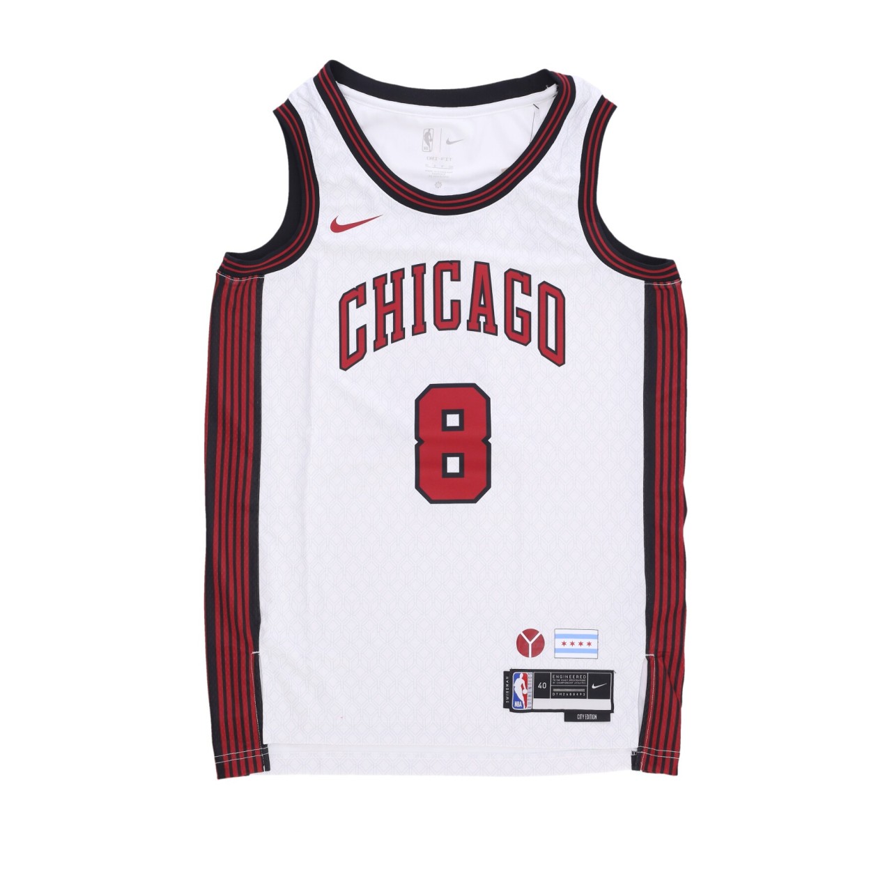 NIKE NBA NBA CITY EDITION 22 DRI-FIT SWINGMAN JERSEY NO 8 ZACH LAVINE CHIBUL DO9588-102