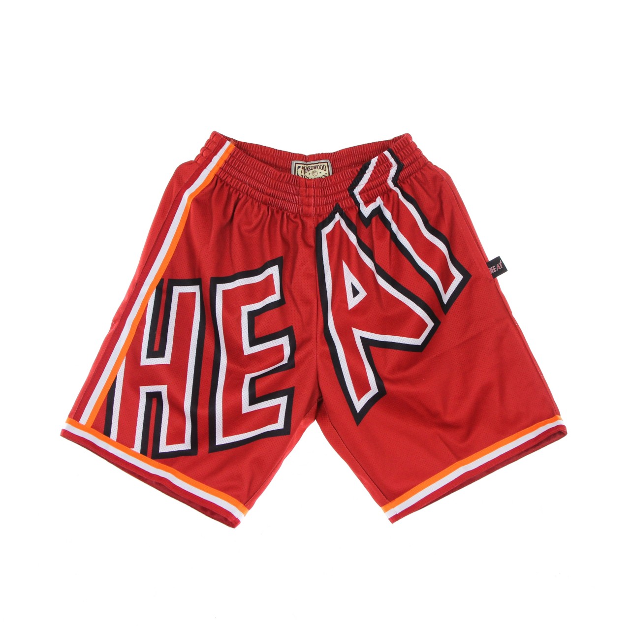 MITCHELL & NESS NBA BIG FACE BLOWN OUT FASHION SHORT HARDWOOD CLASSICS MIAHEA SHORBW19147-MHERED1