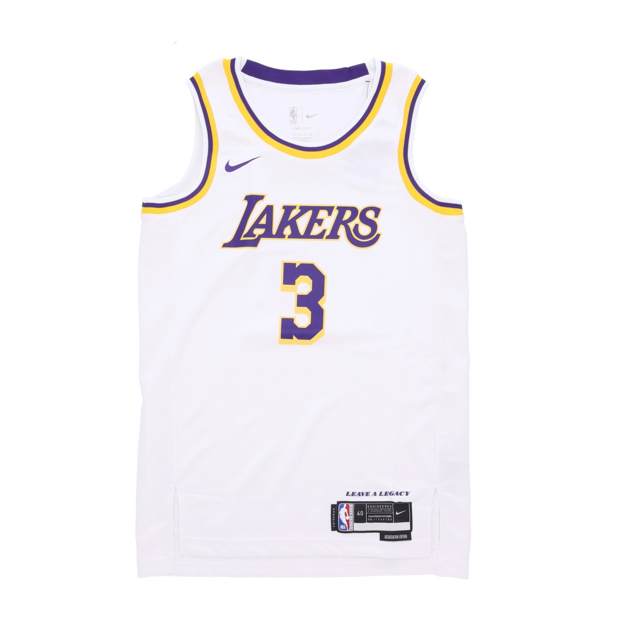 NIKE NBA NBA ASSOCIATION EDITION 22 DRI-FIT SWINGMAN JERSEY NO 3 ANTHONY DAVIS LOSLAK DN2081-101