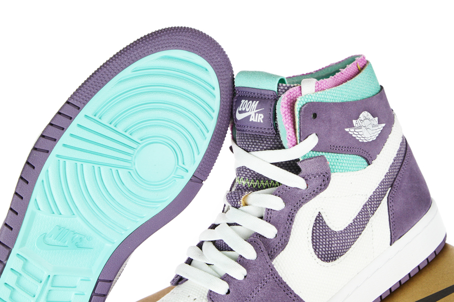 air-jordan-1-zoom-cmft-high-tropical-twist-ct0978-150-white-viola-verde-acqua-out-sole-collare-imbottito-linguetta-raffle-the-playoffs-atipici