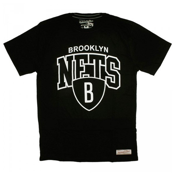 MITCHELL & NESS BROOKLYN NETS TEAM ARCH TRADITIONAL TEE 1016-172108-45008