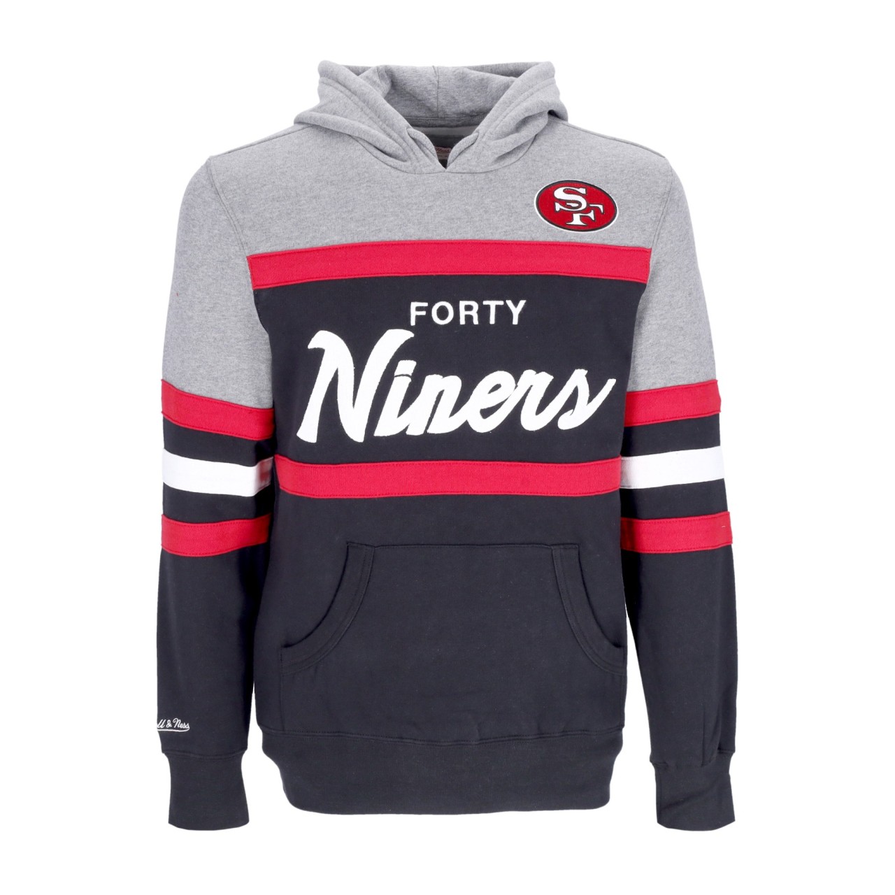 MITCHELL & NESS NFL HEADCOACH HOODIE SAF49E FPHDSC19029-SF4BLCK