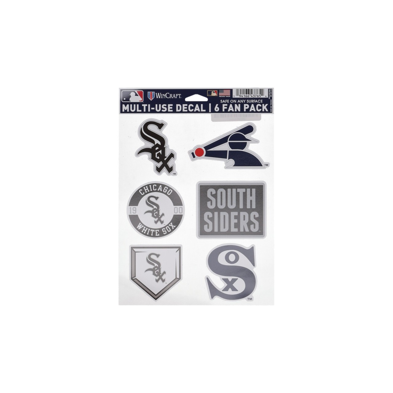 WINCRAFT MLB 5.5 x 7.75” FAN PACK DECALS CHIWHI 43765321