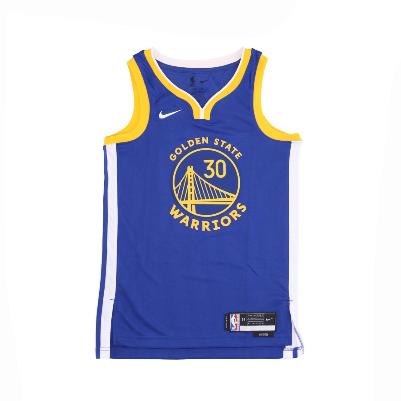 NIKE NBA NBA ICON EDITION 22 DRI-FIT SWINGMAN NO 30 STEPHEN CURRY GOLWAR DN2005-401:262