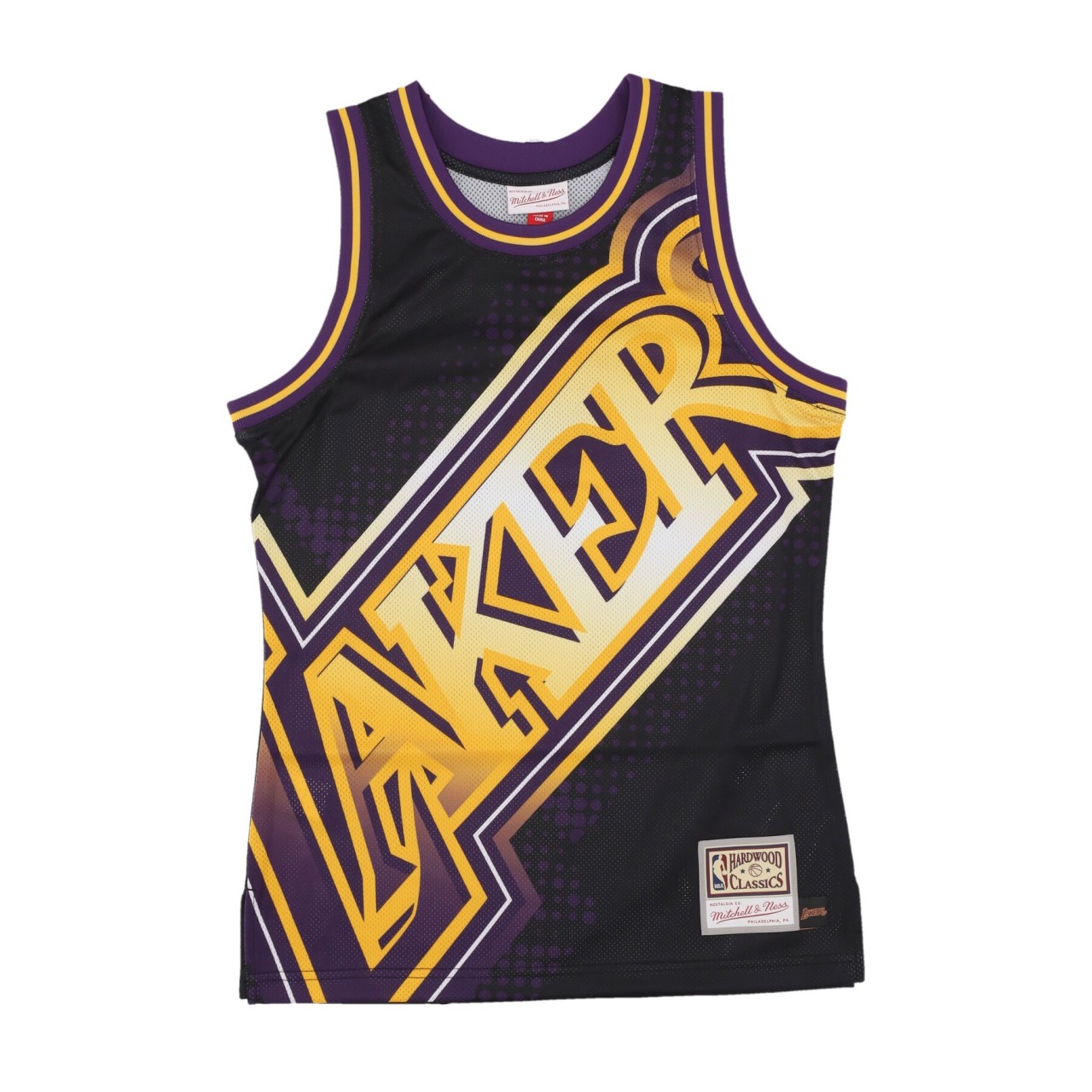 MITCHELL & NESS NBA BIG FACE 7.0 FASHION TANK LOSLAK TMTK5905-LALYYPPPBLCK