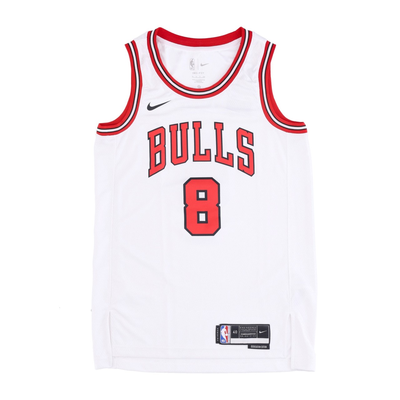 NIKE NBA NBA DRI-FIT SWINGMAN JERSEY ASSOCIATION EDITION 22 NO 8 ZACH LAVINE CHIBUL DN2072-100