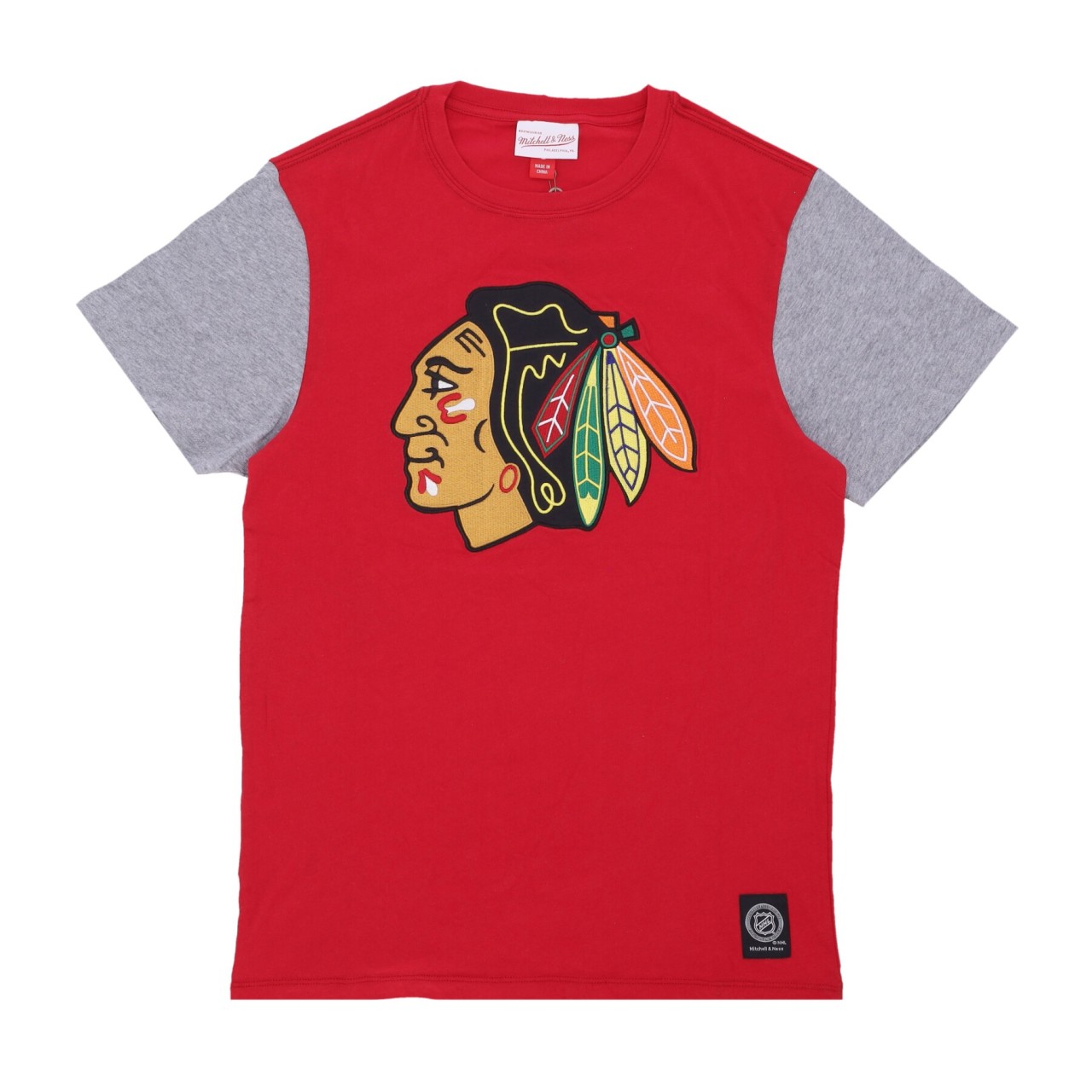 MITCHELL & NESS NHL COLOR BLOCKED TEE CHIBLA TCRW1222-CBHYYPPPSCAR