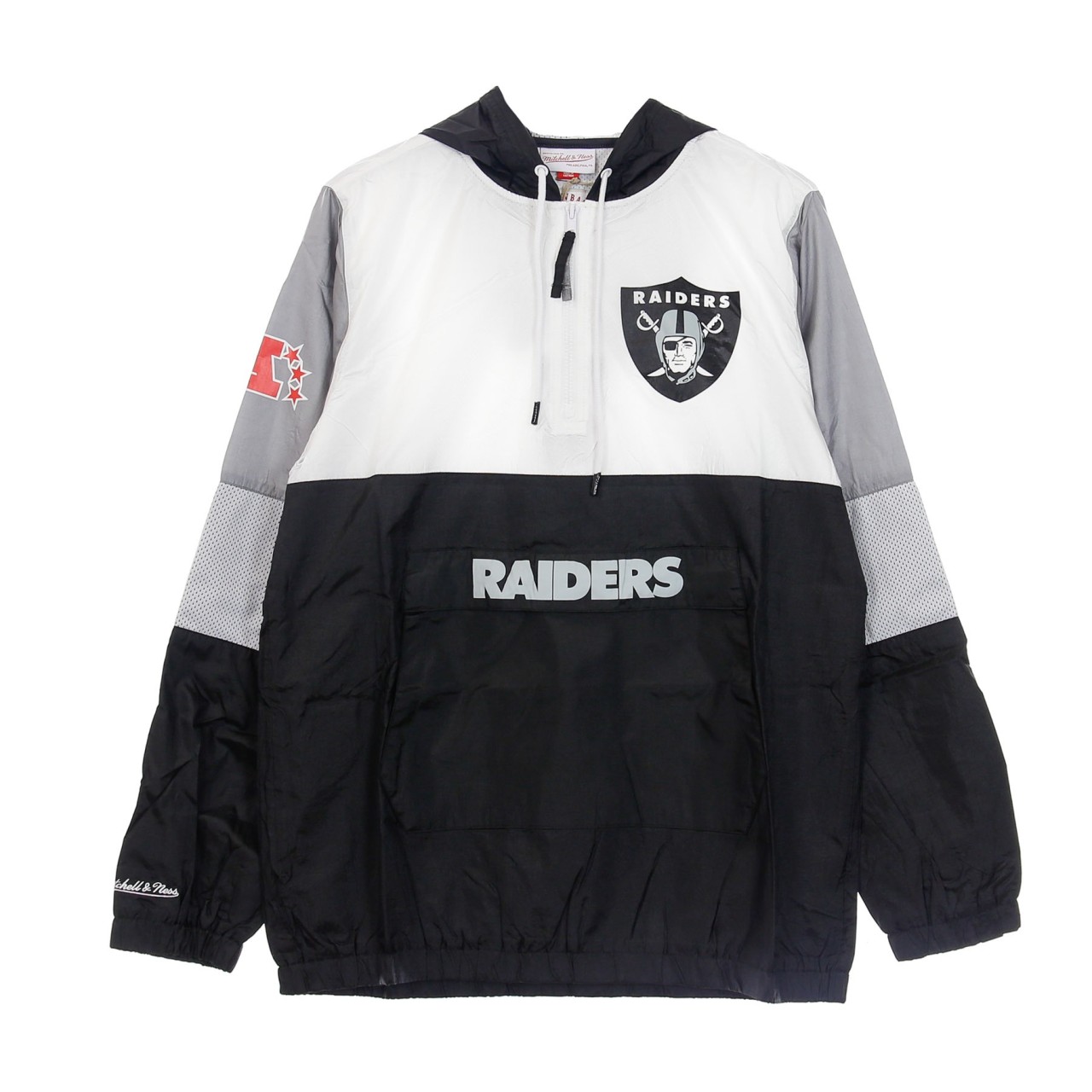 MITCHELL & NESS NFL SURPRISE WIN WINDBREAKER OAKRAI QTZPAJ19032-ORABLCK