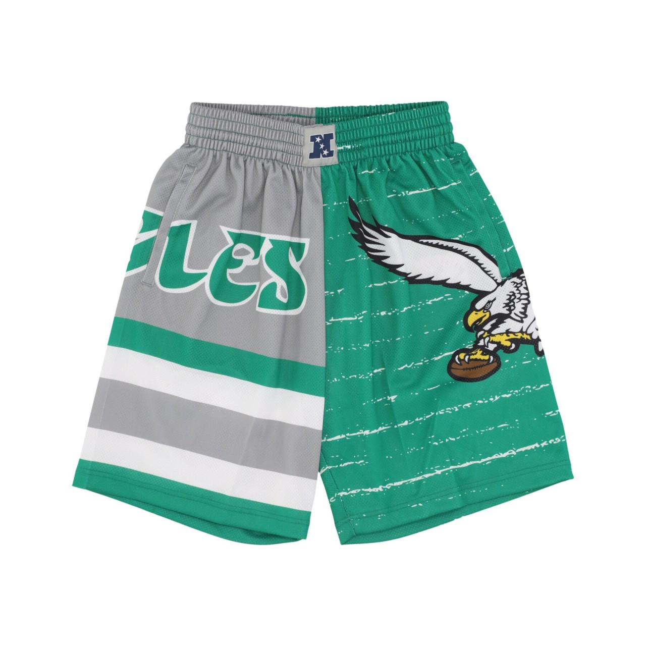 MITCHELL & NESS NFL JUMBOTRON 3.0 SHORTS PHIEAG PSHR4984-PEAYYPPPMTWH