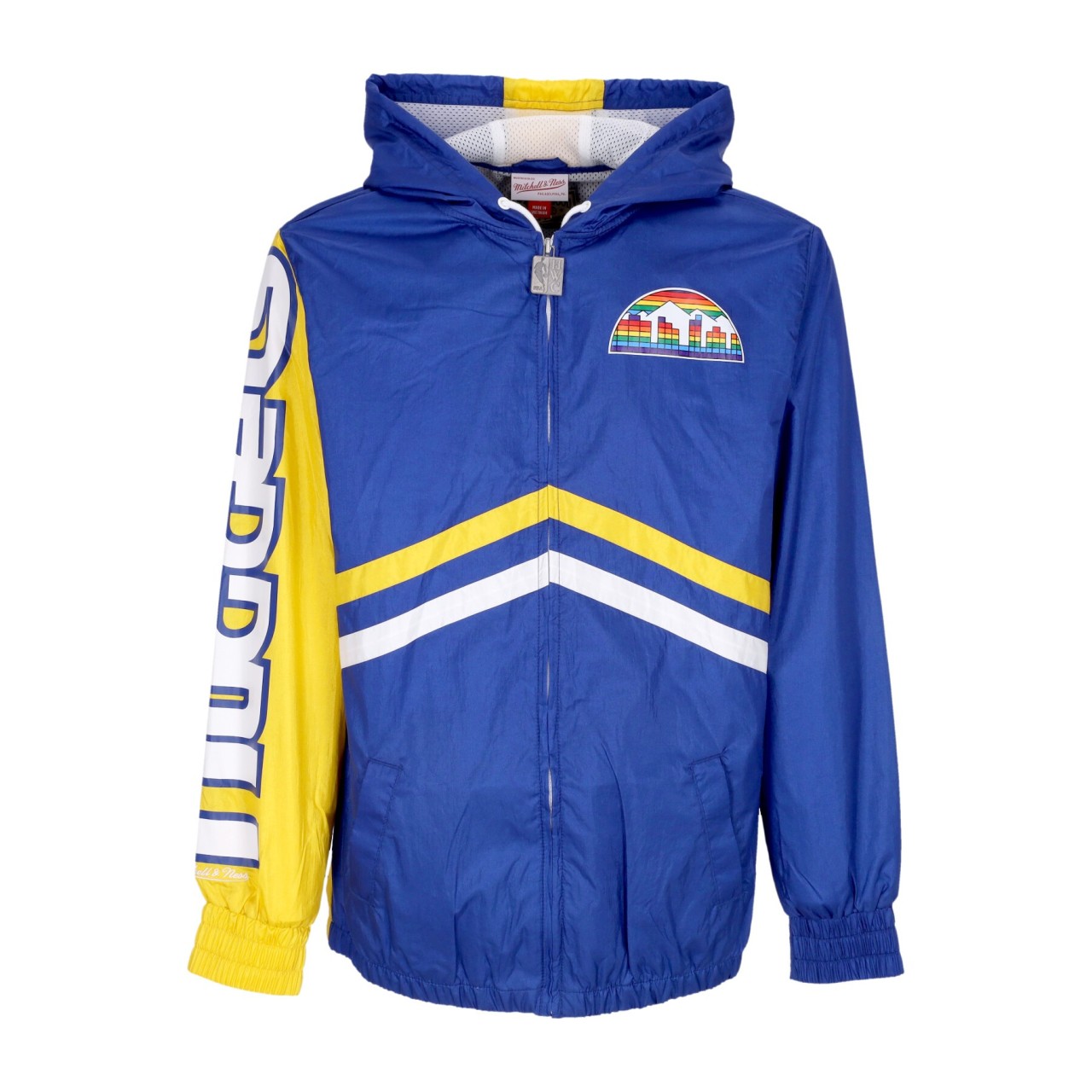 MITCHELL & NESS NBA UNDENIABLE FULL ZIP WINDBREAKER HARDWOOD CLASSICS DENNUG OJZP3409-DNUYYPPPROYA