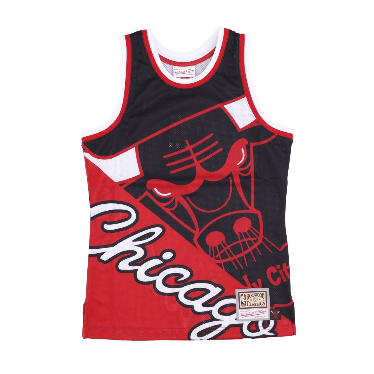 MITCHELL & NESS NBA BIG FACE FASHION TANK 5.0 HARDWOOD CLASSICS CHIBUL TMTK4350-CBUYYPPPBLCK