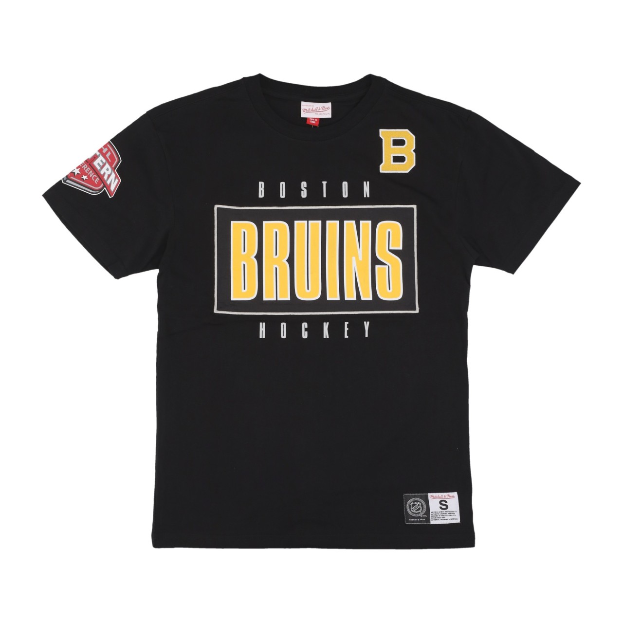 MITCHELL & NESS NHL TEAM OG 2.0 PREMIUM CURRENT LOGO TEE BOSBRU TCRW6616-BBNYYPPPBLCK