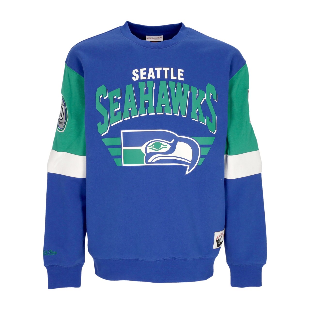 MITCHELL & NESS NFL ALL OVER CREW 3.0 SEASEA FCPO5512-SSEYYPPPROYA
