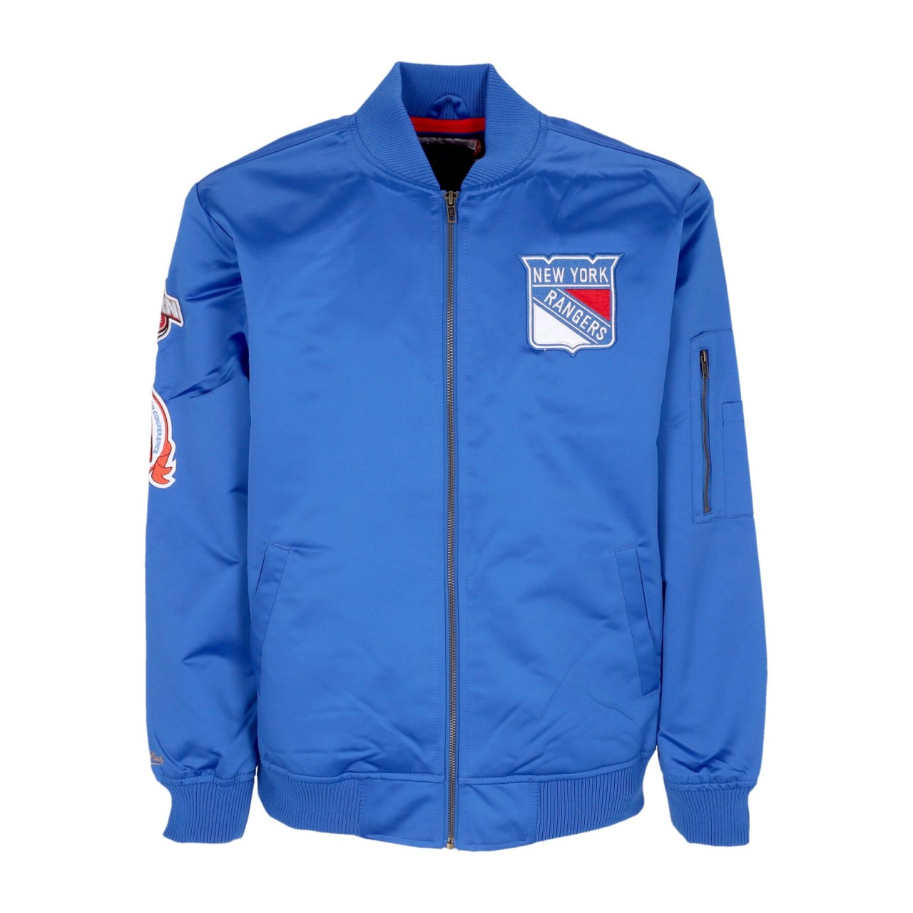 MITCHELL & NESS NHL LIGHTWEIGHT SATIN BOMBER NEYRAN SJKT7154-NYAYYPPPDABL