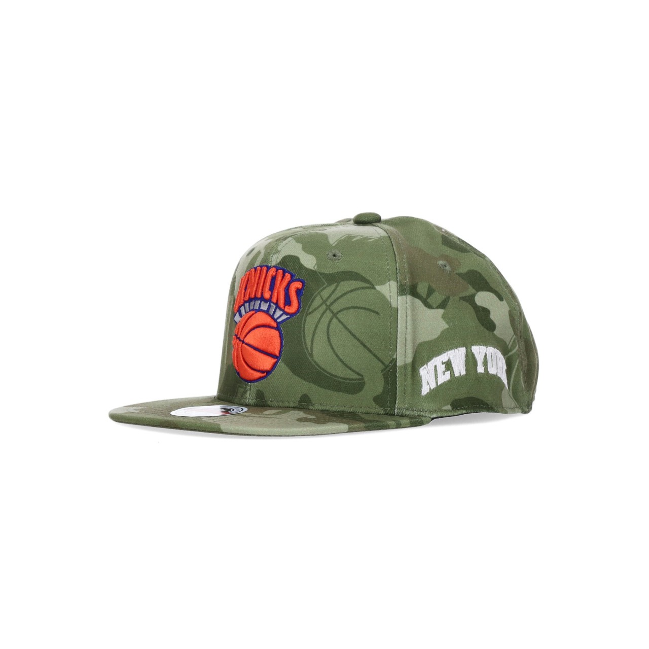 MITCHELL & NESS NBA TONAL CAMO STRETCH FITTED HARDWOOD CLASSICS NEYKNI HHSB4337-NYKYYPPPGREN