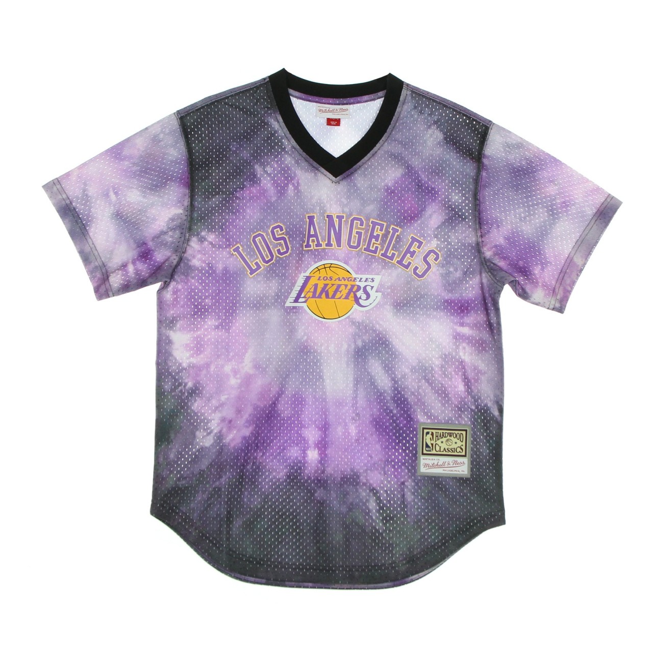 MITCHELL & NESS NBA TIE-DYE MESH JERSEY HARDWOOD CLASSICS LOSLAK MSPODL19100-LALMULT