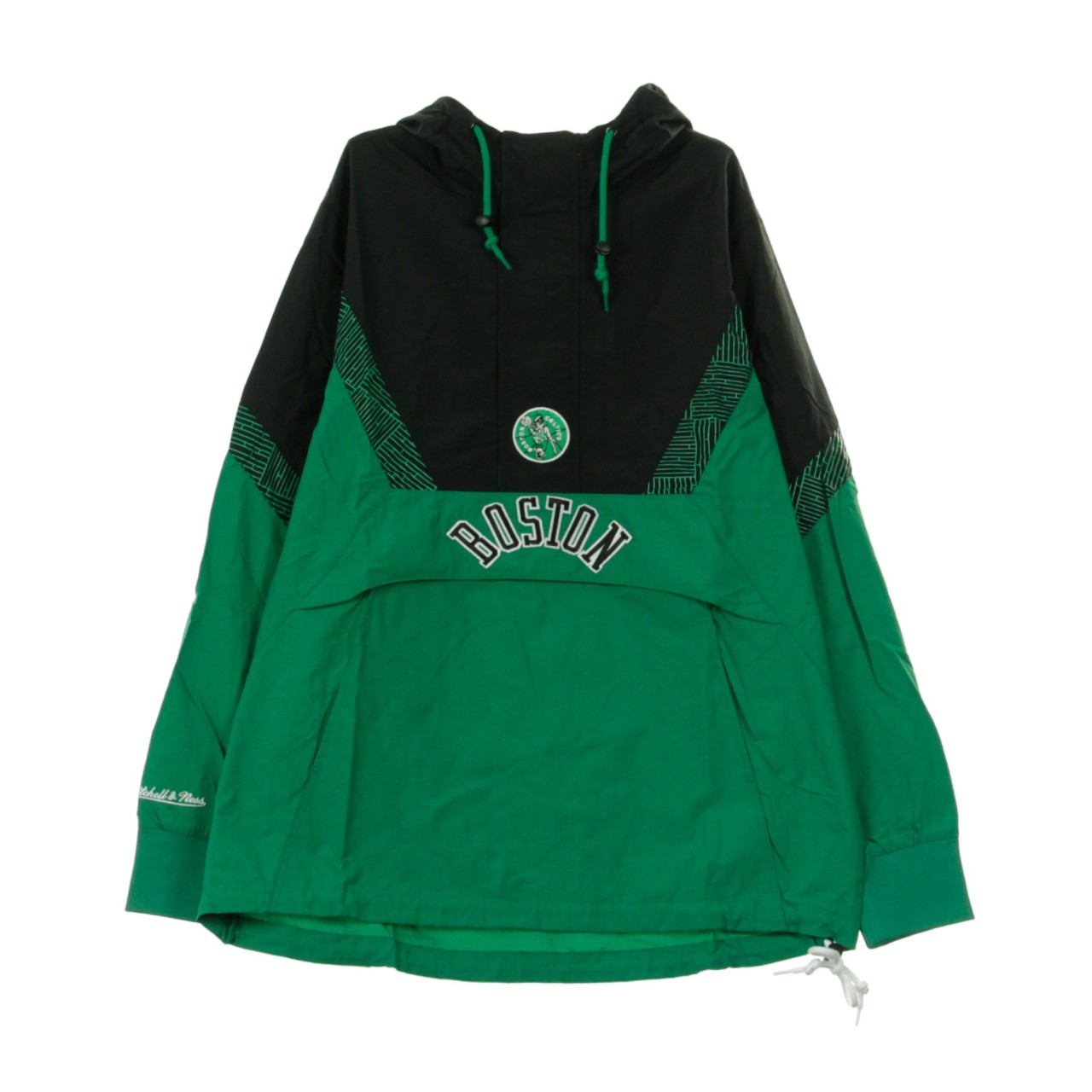 MITCHELL & NESS NBA HALF ZIP TEAM COLOUR BOSCEL HFZPMG18020-BCEKYGR1