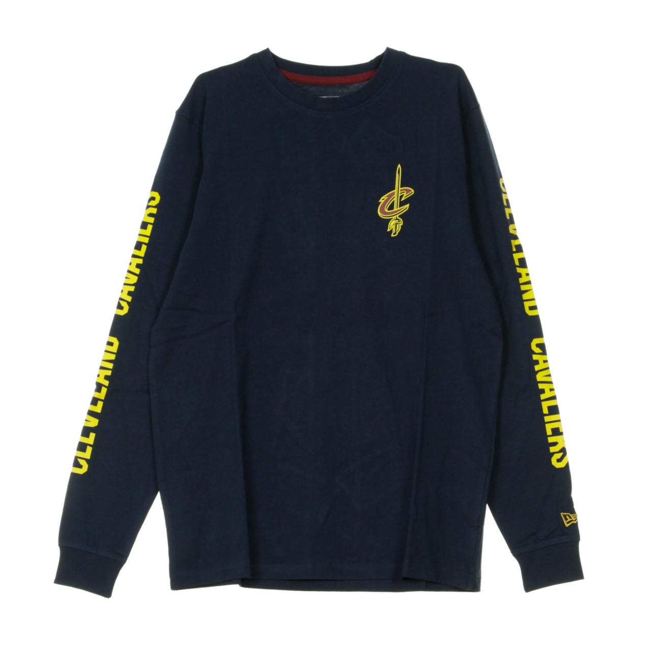 NEW ERA NBA TEAM APPAREL LONG SLEEVE TEE CLECAV 11604114