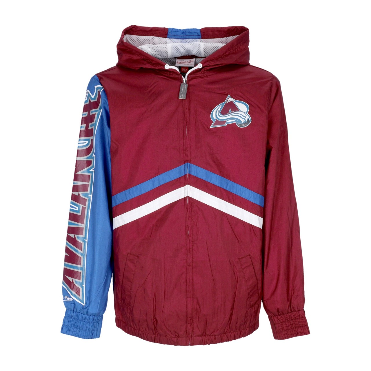 MITCHELL & NESS NHL UNDENIABLE FULL ZIP WINDBREAKER COLAVA OJZP3409-CAVYYPPPCARD