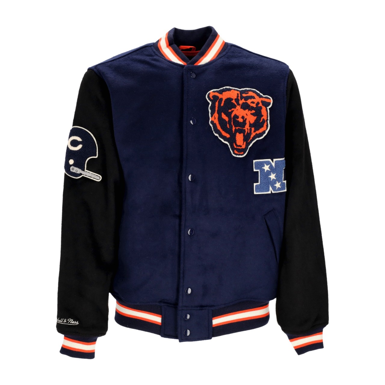 MITCHELL & NESS NFL TEAM LEGACY VARSITY JACKET CHIBEA OJBF5521-CBEYYPPPBKNY