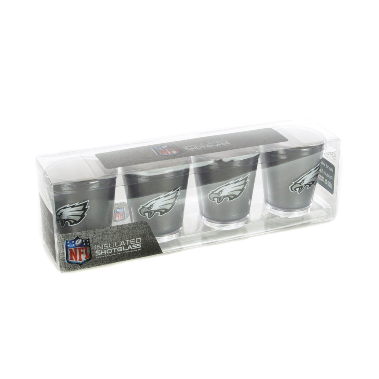 DUCK HOUSE NFL 4 SHOT GLASSES SET PHIEAG 120094131028361