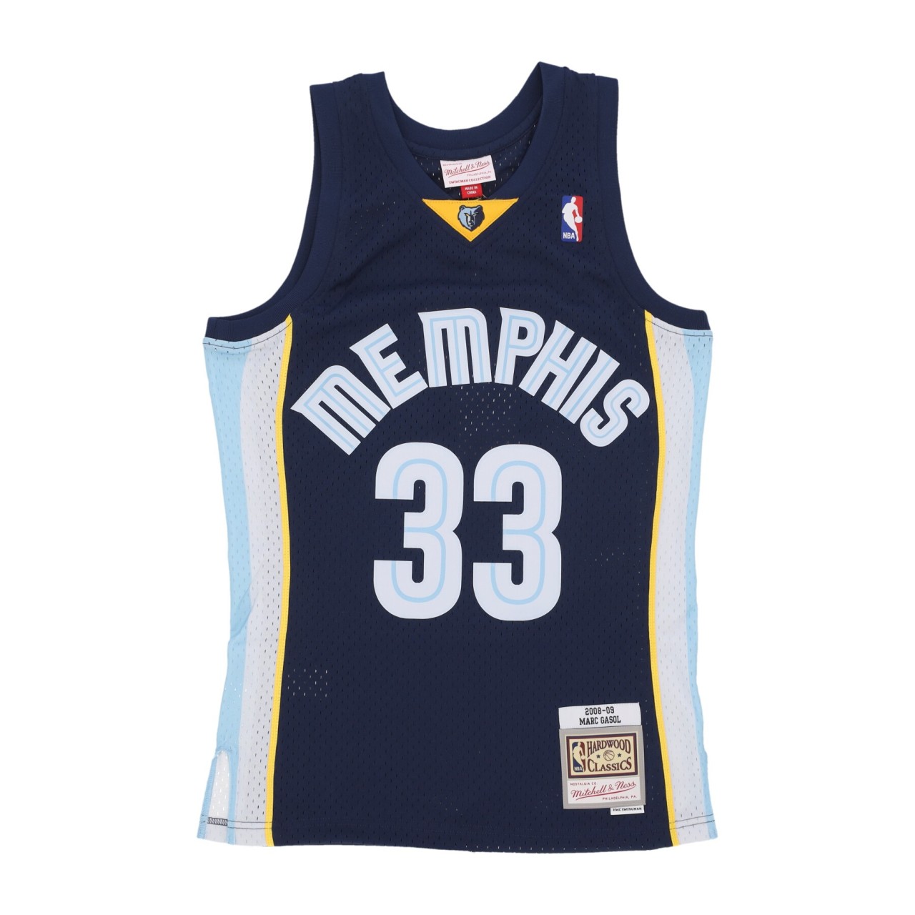 MITCHELL & NESS NBA DARK JERSEY 2008 NO 33 MARC GASOL MEMGRI SMJY7099-MGR08MGSNAVY