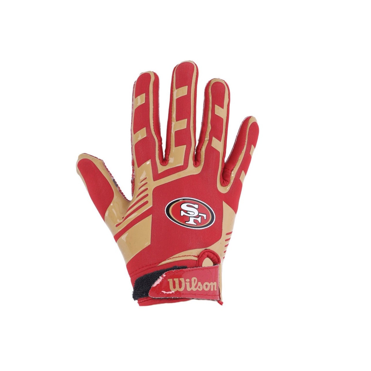 WILSON TEAM NFL YOUTH STRETCH FIT GLOVES SAF49E WTF9327SF