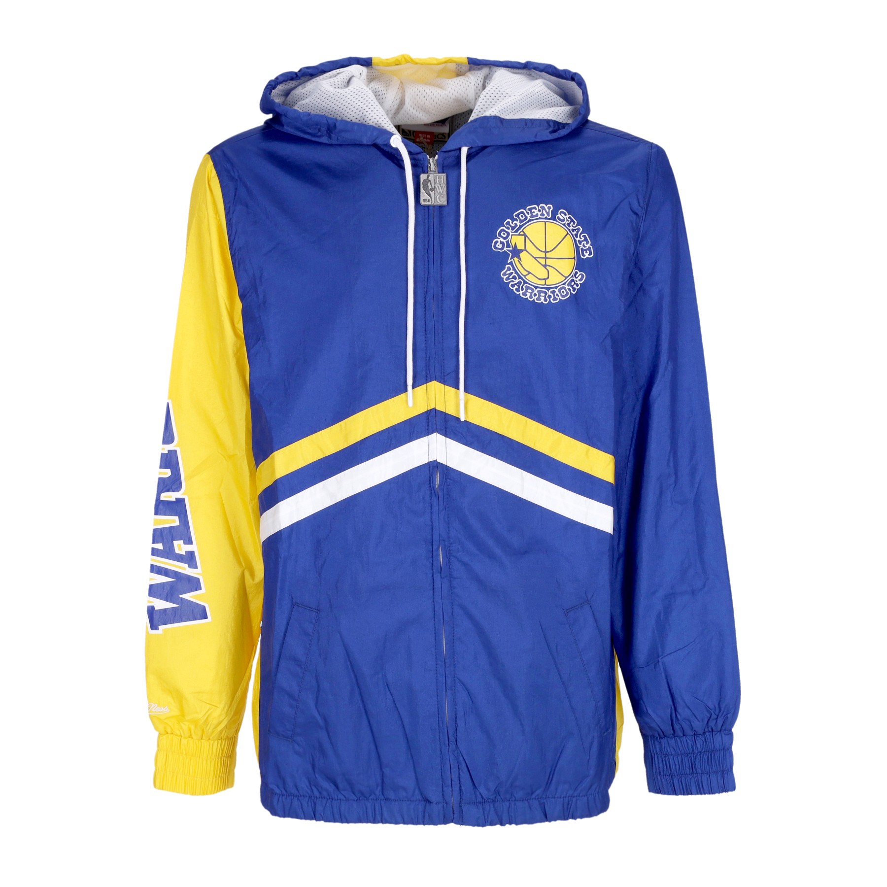 Mitchell & Ness Royal Golden State Warriors Undeniable Full-Zip Windbreaker Jacket