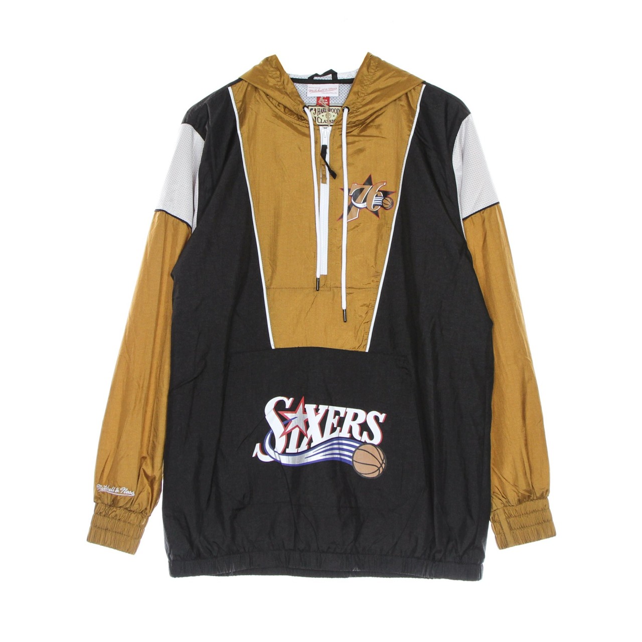 MITCHELL & NESS NBA HIGHLIGHT REEL WINDBREAKER HARDWOOD CLASSICS PHI76E OJPO1038-P76YYPPPBLCK