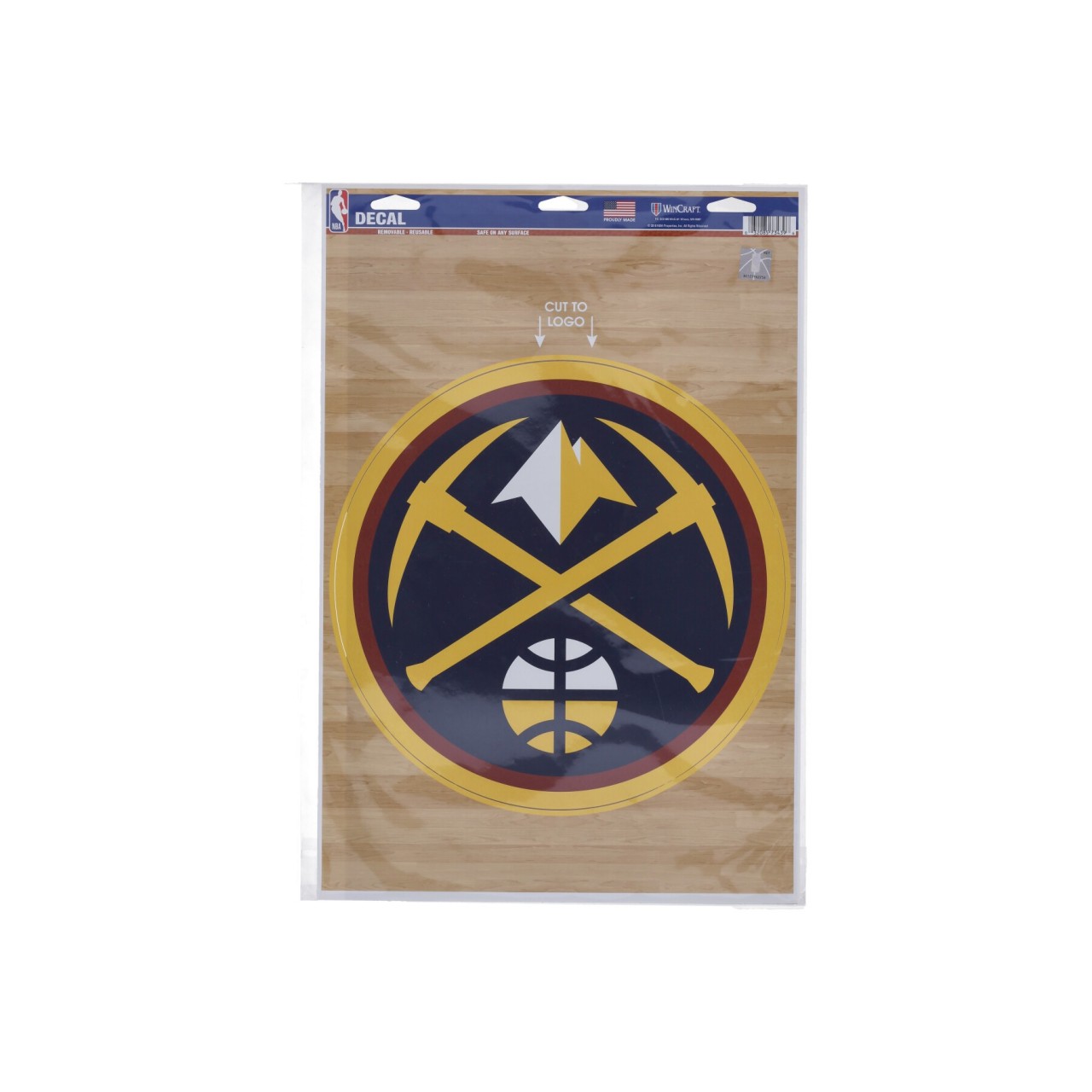 WINCRAFT NBA 11 x 17” MULTI-USE DECAL SHEET DENNUG 73439118