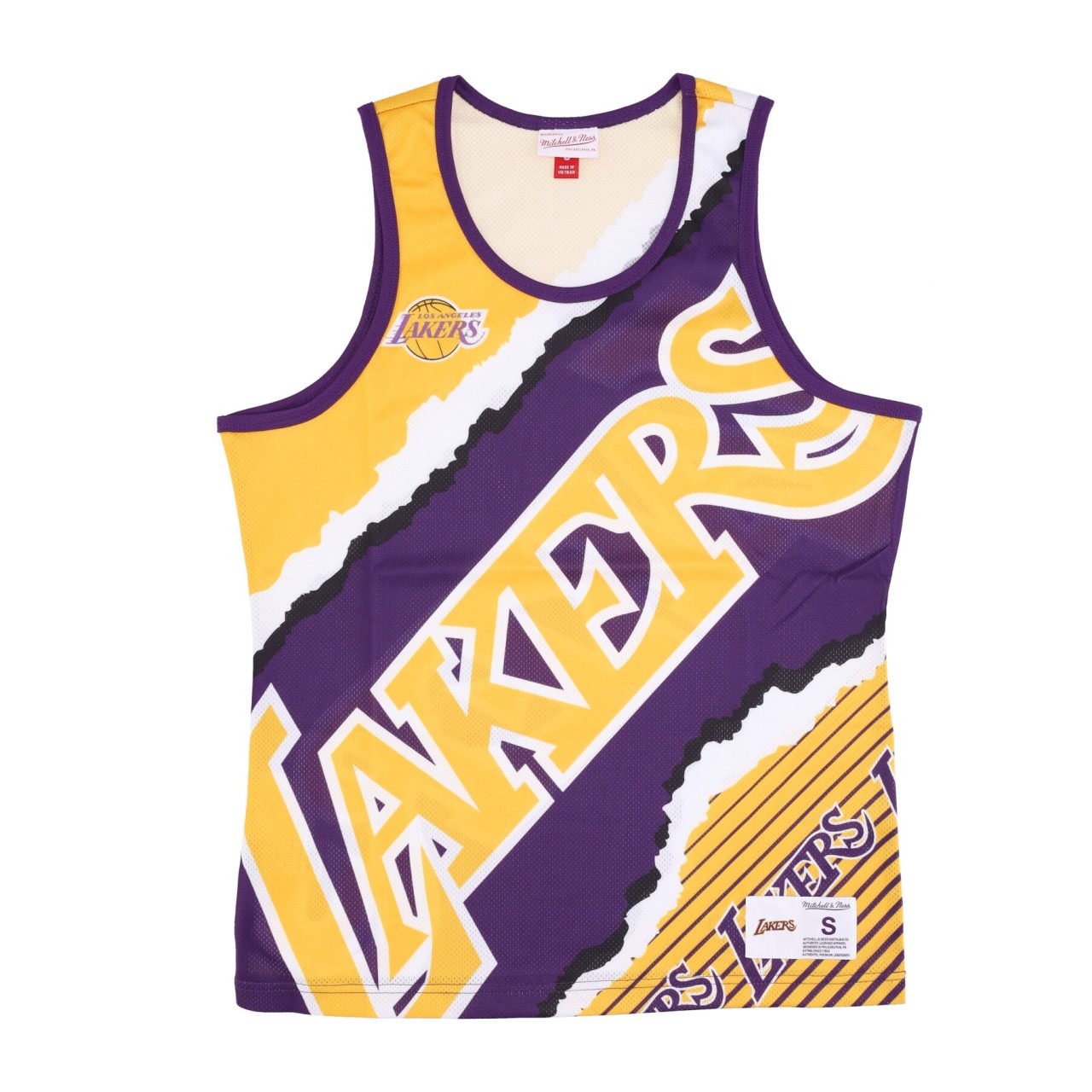 MITCHELL & NESS NBA JUMBOTRON 2.0 MESH TANK HARDWOOD CLASSICS LOSLAK TMTK1232-LALYYPPPGDPR