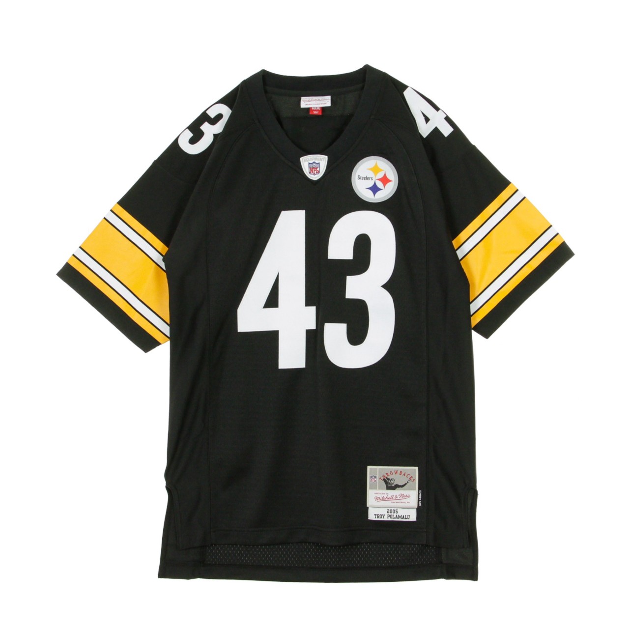 MITCHELL & NESS NFL LEGACY JERSEY TROY POLAMALU NO.43 PITTSBRUGH STEELERS 2005 HOME LGJYGS18480-PSTBLCK05TPO