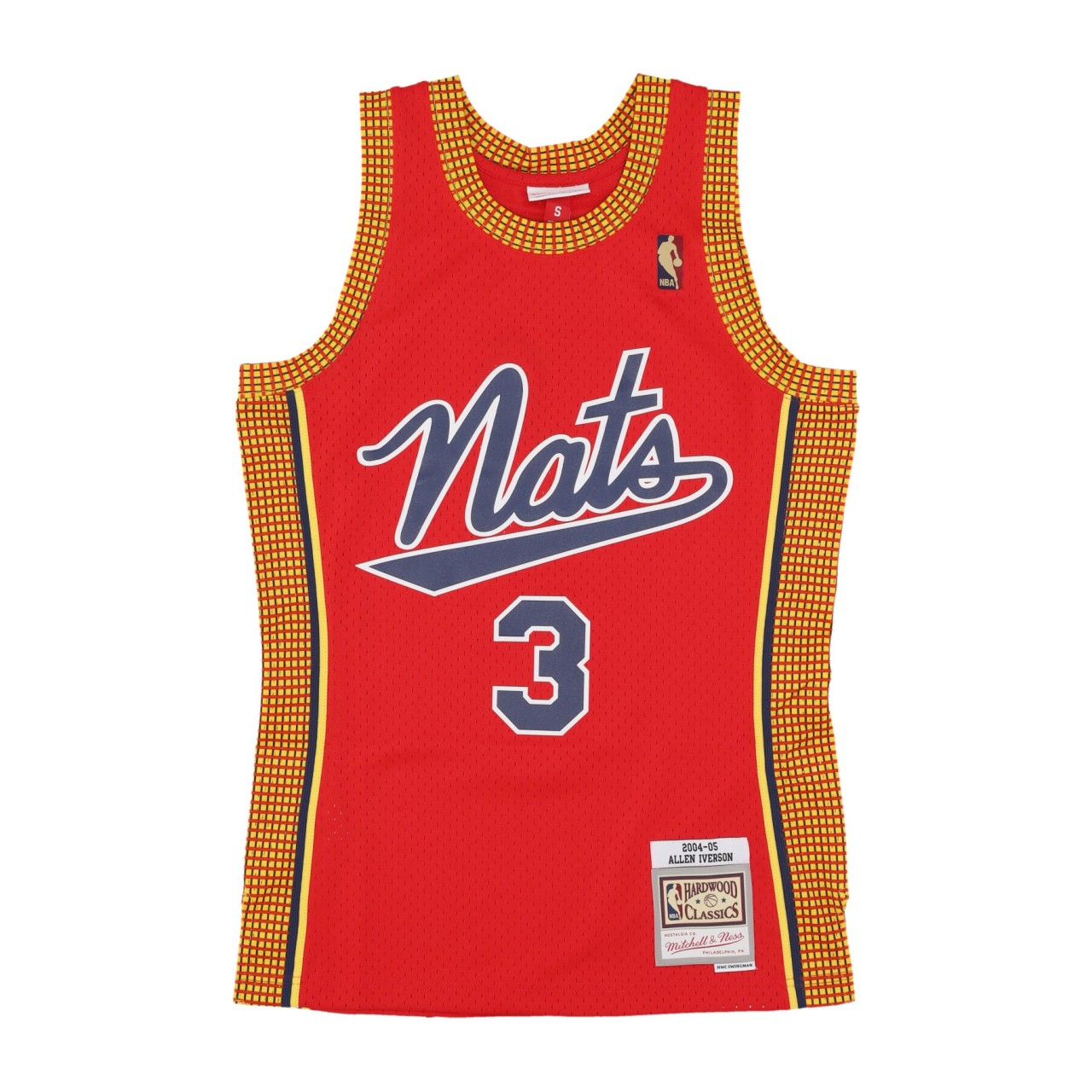 MITCHELL & NESS NBA HWC JERSEY 2004 NO 3 ALLEN IVERSON PHI76E SMJY6120-P7604AIVLTRD