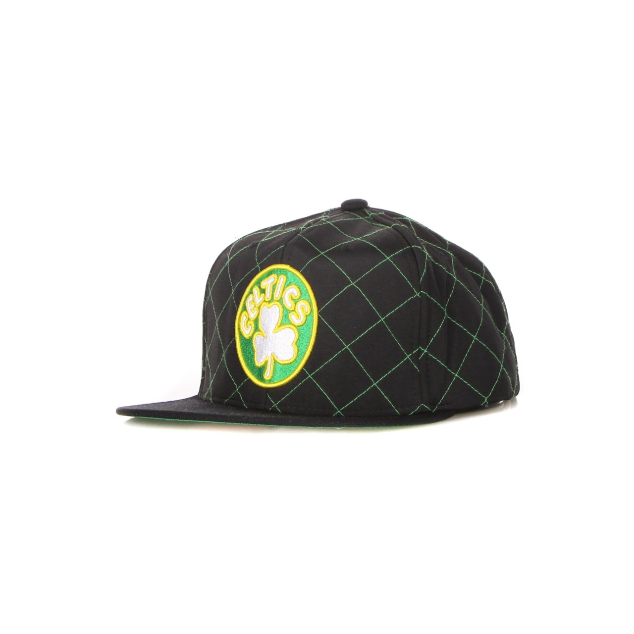 MITCHELL & NESS NBA QUILTED TASLAN HARDWOOD CLASSICS SNAPBACK BOSCEL HHSS1212-BCEYYPPPBLCK