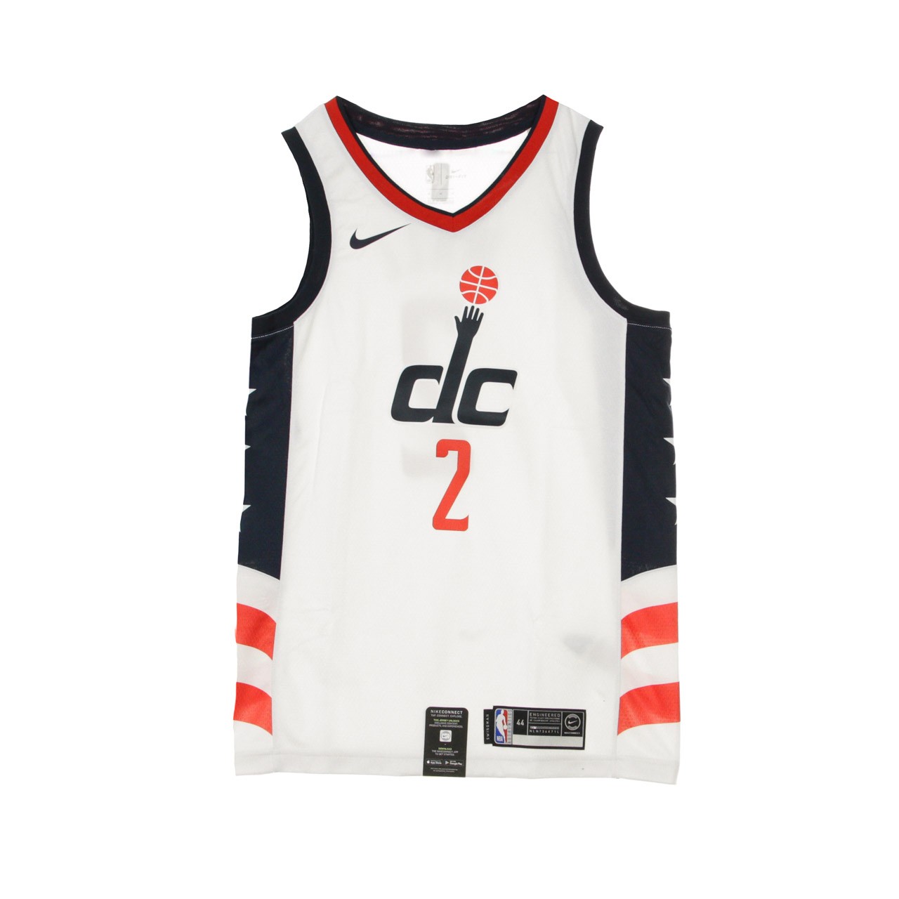 NIKE NBA NBA SWINGMAN JERSEY CITY EDITION NO 2 JOHN WALL WASWIZ AV4678 101 WASHINGTON WIZARDS The Playoffs