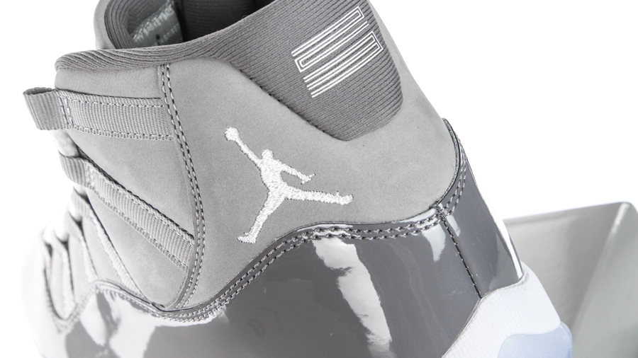 air-jordan-11-retro-cool-grey-2021-tallone-logo-ricamato-jumpman-23-raffle-atipici-the-playoffs