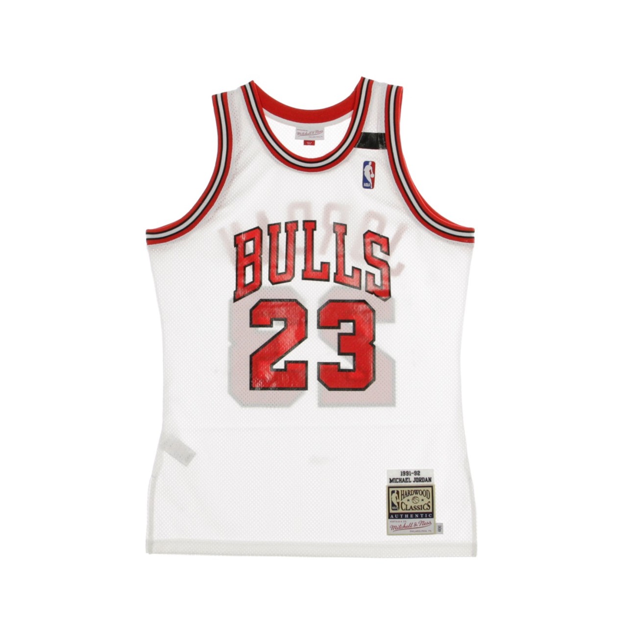 MITCHELL & NESS NBA AUTHENTIC JERSEY MICHAEL JORDAN NO.23 1991-92 CHIBUL HOME AJY4LG19006-CBUWHIT91MJO