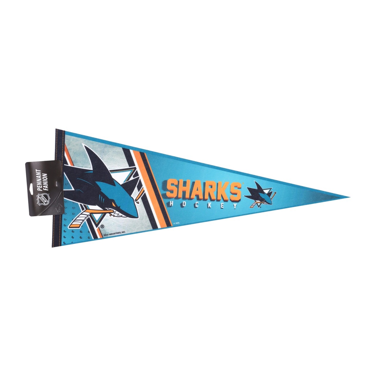 RICO INDUSTRIES NHL SOFT FELT PENNANT CARDED SAJSHA NPNT9101