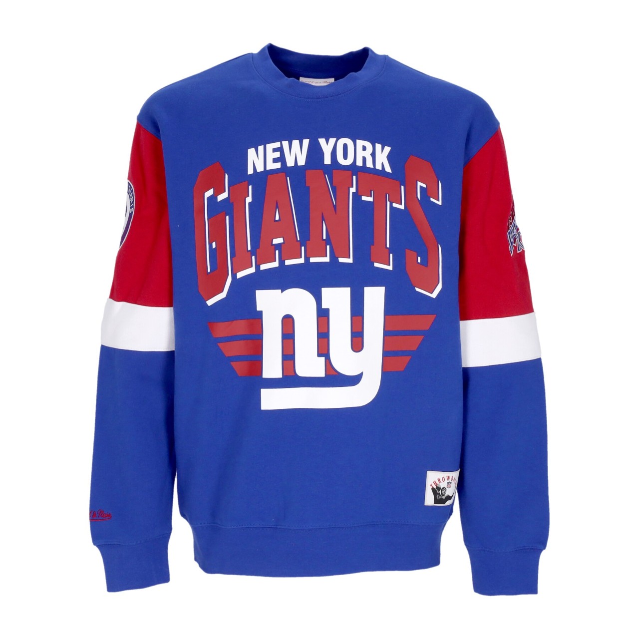 MITCHELL & NESS NFL ALL OVER CREW 3.0 NEYGIA FCPO5512-NYGYYPPPROYA
