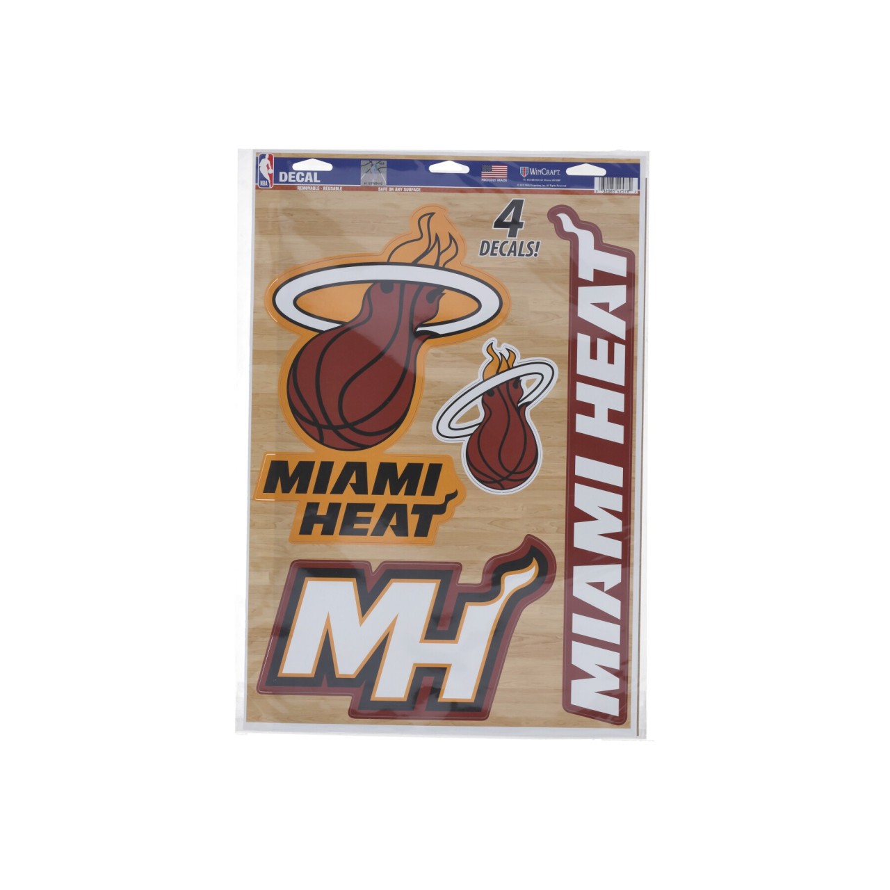WINCRAFT NBA 11 x 17” MULTI-USE DECAL SHEET MIAHEA 42578014