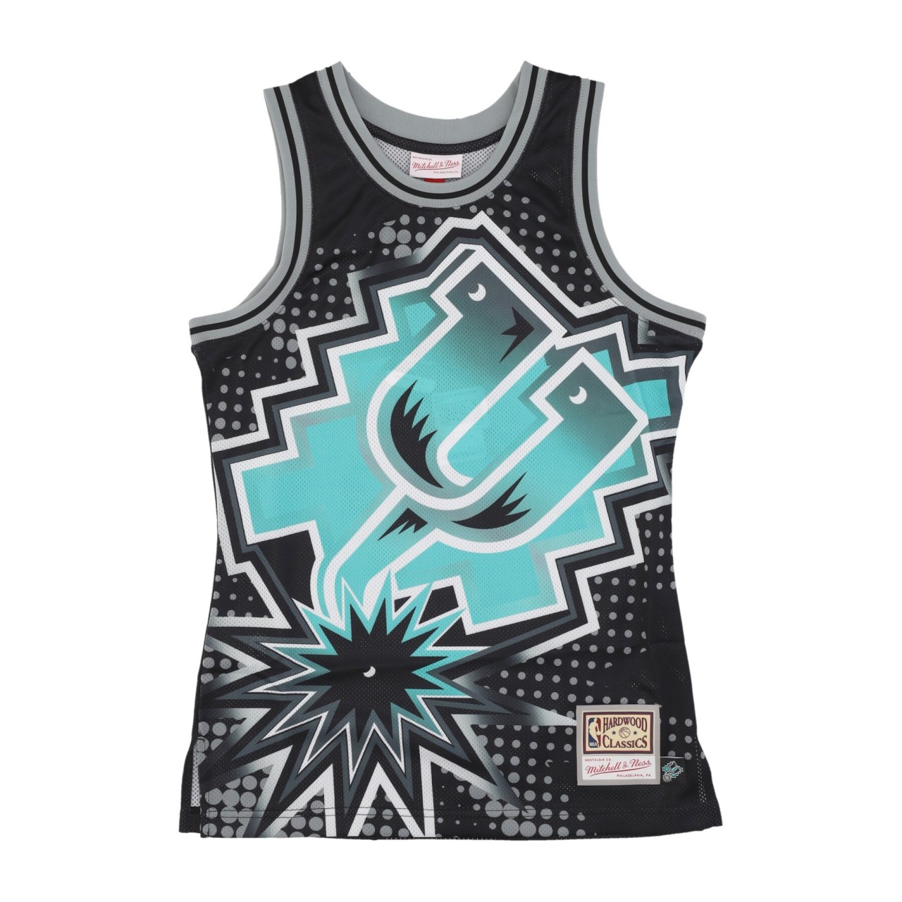 MITCHELL & NESS NBA BIG FACE 7.0 FASHION TANK SAASPU TMTK5905-SASYYPPPBLCK