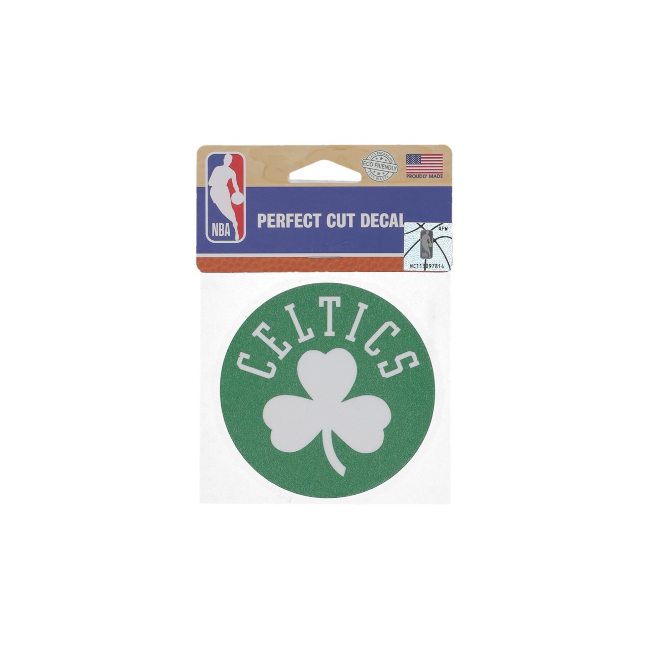 WINCRAFT NBA 4 x 4” PERFECT CUT DECAL BOSCEL 21741010