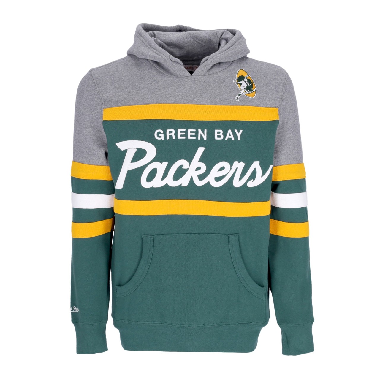 MITCHELL & NESS NFL HEADCOACH HOODIE GREPAC FPHDSC19029-GBPDKGN