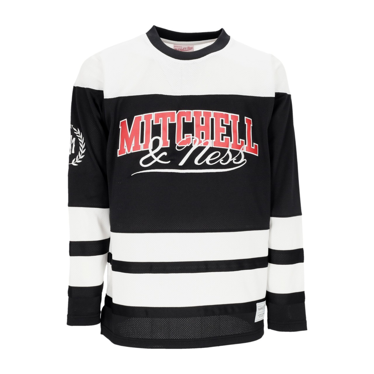 MITCHELL & NESS BRANDED ARCH HOCKEY JERSEY TCRW6550-MNNYYPPPBLCK