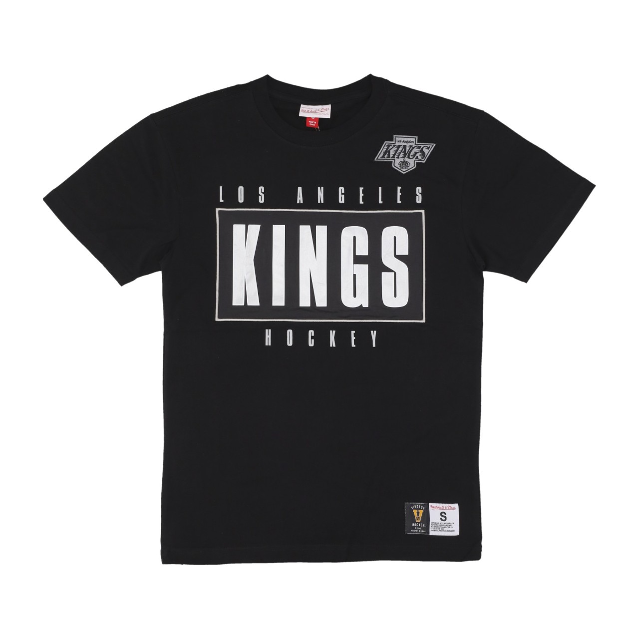 MITCHELL & NESS NHL TEAM OG 2.0 PREMIUM CURRENT LOGO TEE LOSKIN TCRW7096-LAKYYPPPBLCK
