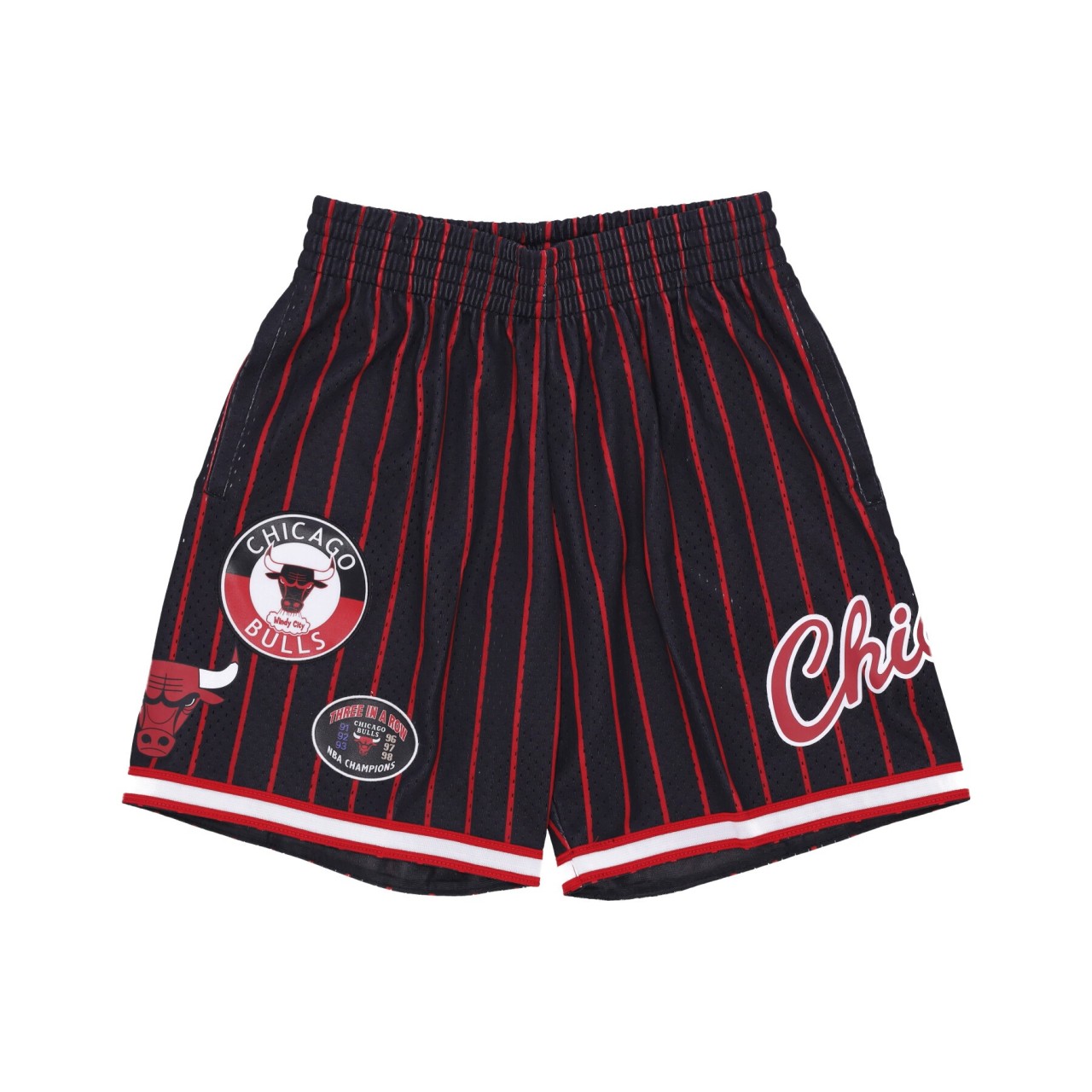 MITCHELL & NESS NBA HOMETOWN MESH SHORT HARDWOOD CLASSICS CHIBUL PSHR5013-CBUYYPPPBKRD