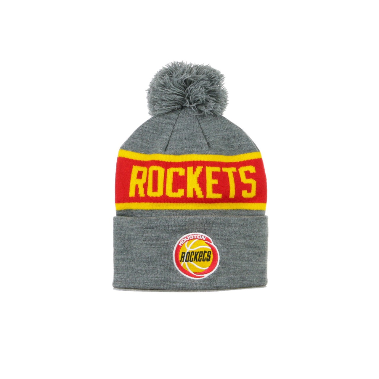 MITCHELL & NESS NBA TEAM TONE KNIT HOUROC MN-HWC-INTL536-HOUROC-GRYRED